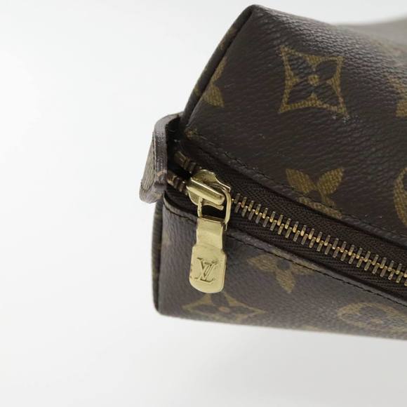 LOUIS VUITTON Monogram Trousse Demi Ronde Cosmetic Pouch M47520 LV Auth 94328 - Picture 8 of 16
